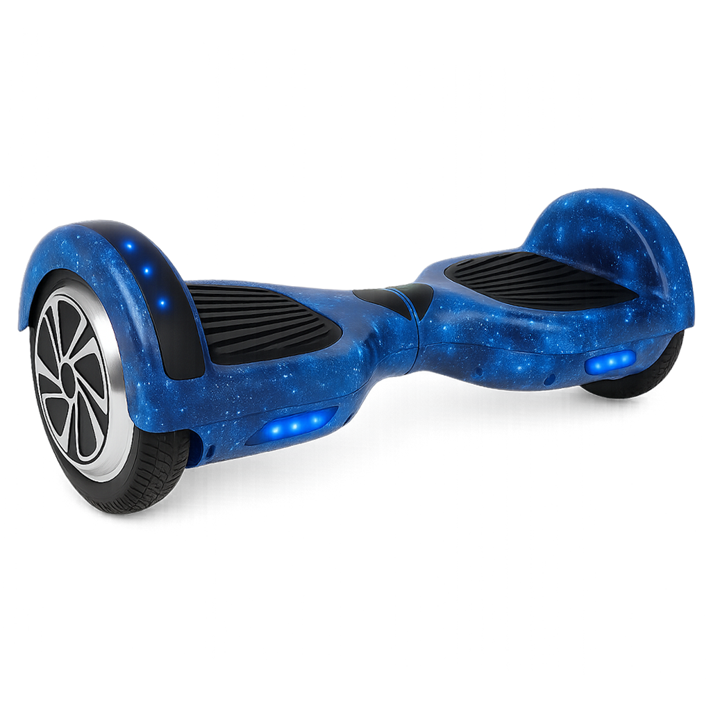 Skate Elétrico Hoverboard 6,5 Polegadas - Conexão Bluetooth e LEDs