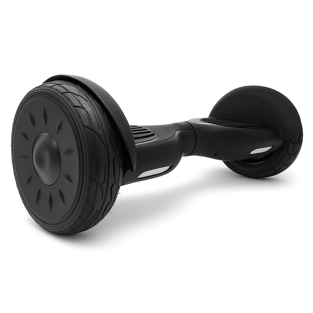 Skate Elétrico Hoverboard 10 Polegadas com Bluetooth - Preto